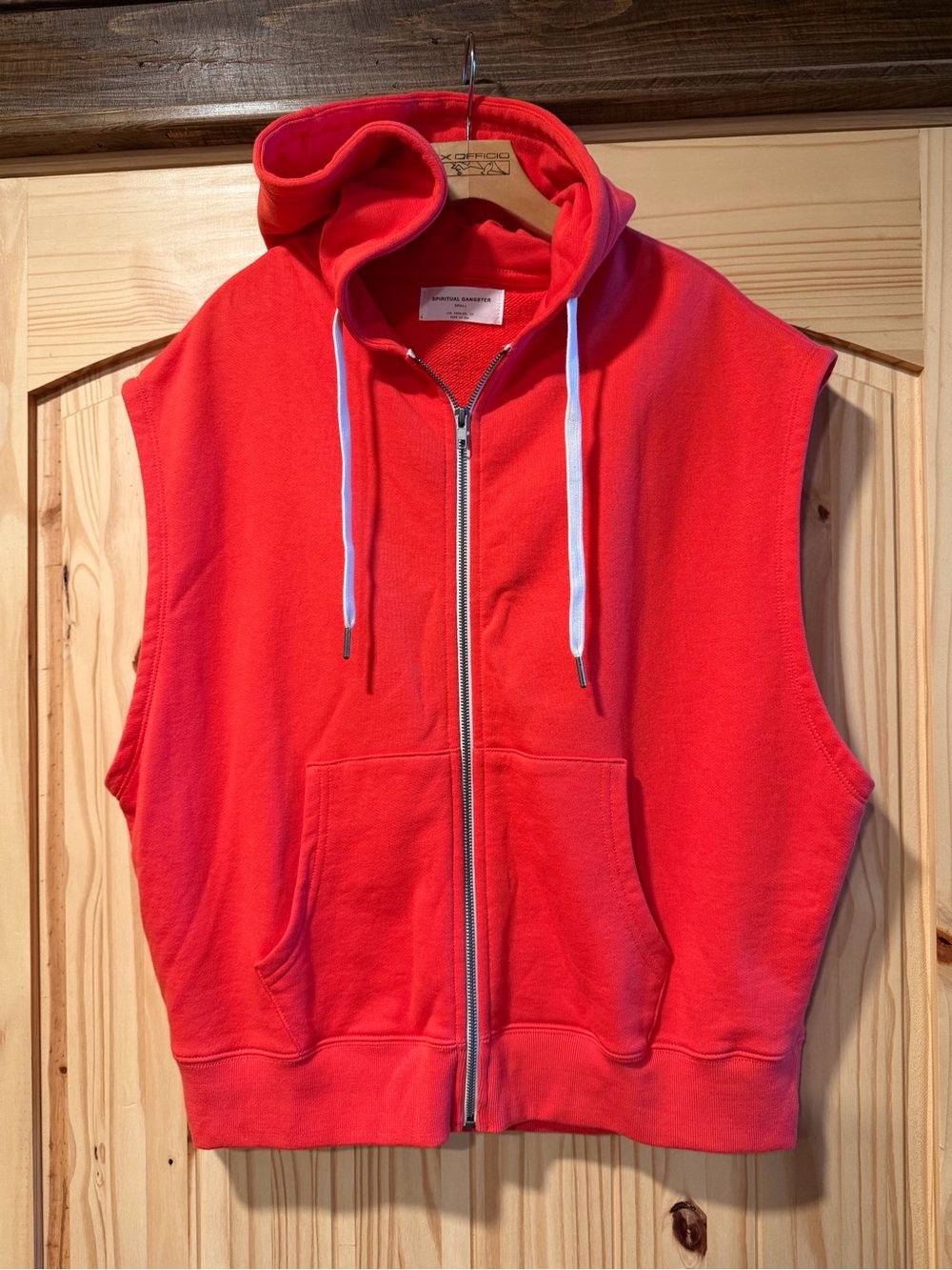 Spiritual Gangster Ocean Sleeveless Hoody Small